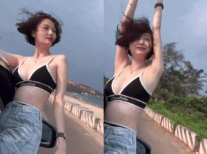 Clip nóng Thư Vũ trên ô tô